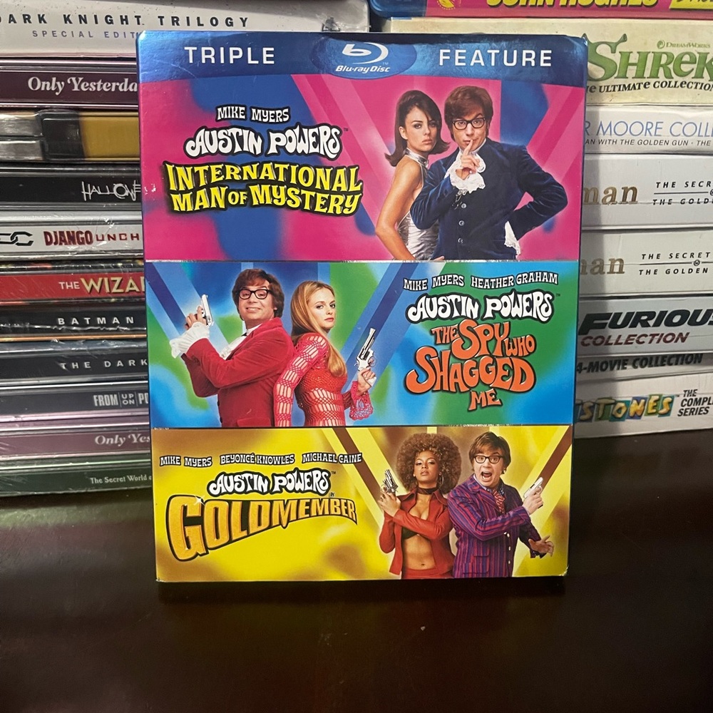 AUSTIN POWERS Blu Ray TRIPLE Feature Set (Includes all 3 Austin Powers Movies)